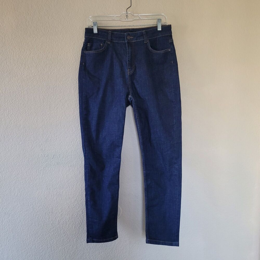 Ruti Jeans Womens 3 29x27 Ultimate Barrel Leg Dark Blue High-Rise Wide Relaxed